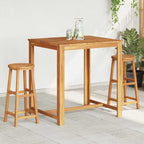 Taburetes de cocina 2 unidades madera maciza de acacia