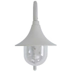 Lámpara de pared de jardín aluminio blanca E27 42 cm