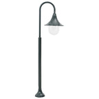 Farola de jardín aluminio verde oscuro E27 120 cm