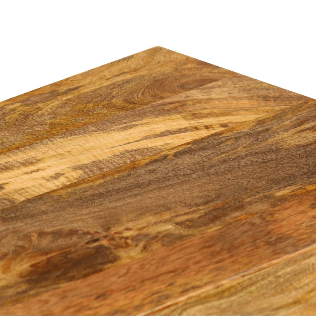 Mesa de centro de madera maciza de mango 110x55x35 cm