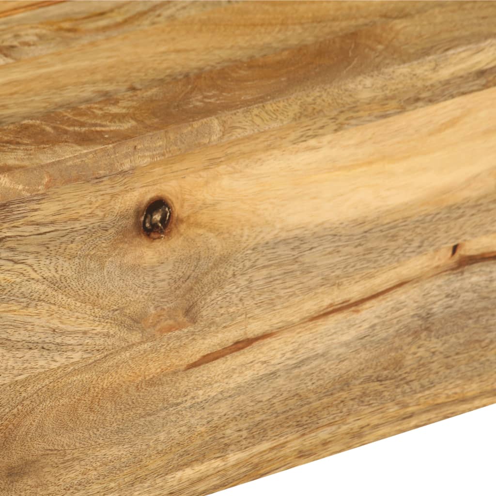 Mesa de centro de madera maciza de mango 110x55x35 cm