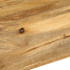Mesa de centro de madera maciza de mango 110x55x35 cm