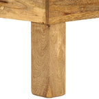 Mesa de centro de madera maciza de mango 110x55x35 cm