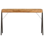 Escritorio de madera maciza de mango 118x50x75 cm