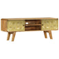 Mueble para TV de madera maciza de mango 120x30x45 cm