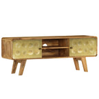Mueble para TV de madera maciza de mango 120x30x45 cm
