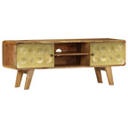 Mueble para TV de madera maciza de mango 120x30x45 cm