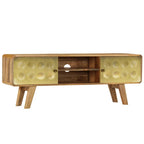 Mueble para TV de madera maciza de mango 120x30x45 cm