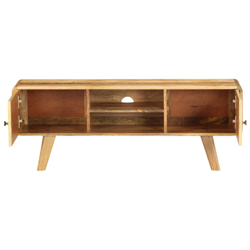 Mueble para TV de madera maciza de mango 120x30x45 cm