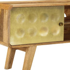 Mueble para TV de madera maciza de mango 120x30x45 cm