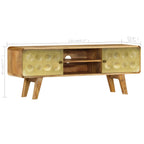Mueble para TV de madera maciza de mango 120x30x45 cm