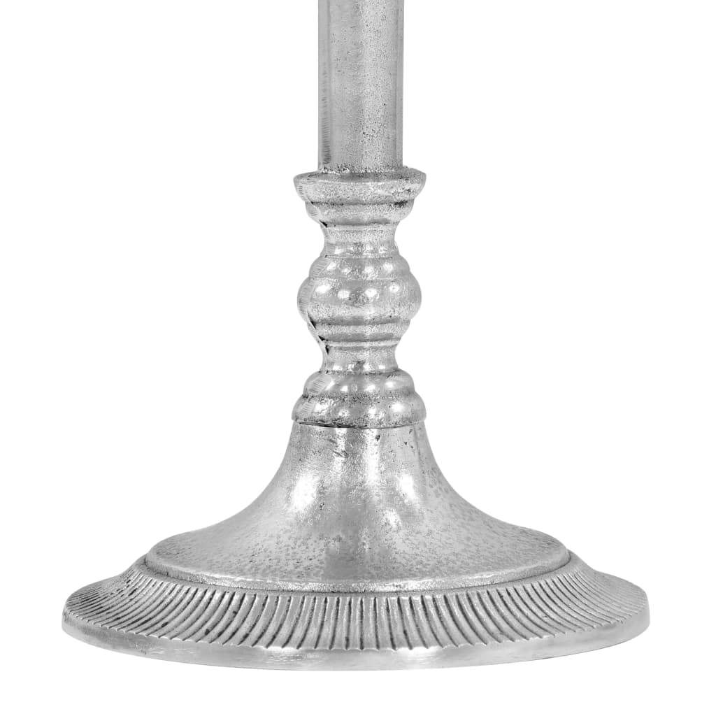 Enfriador de champán de aluminio macizo 39x29x71 cm plateado