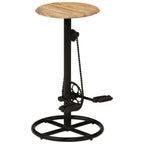 Taburetes de barra de cocina 2 unidades madera maciza de mango