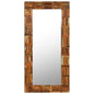 Espejo de pared de madera maciza reciclada 60x120 cm