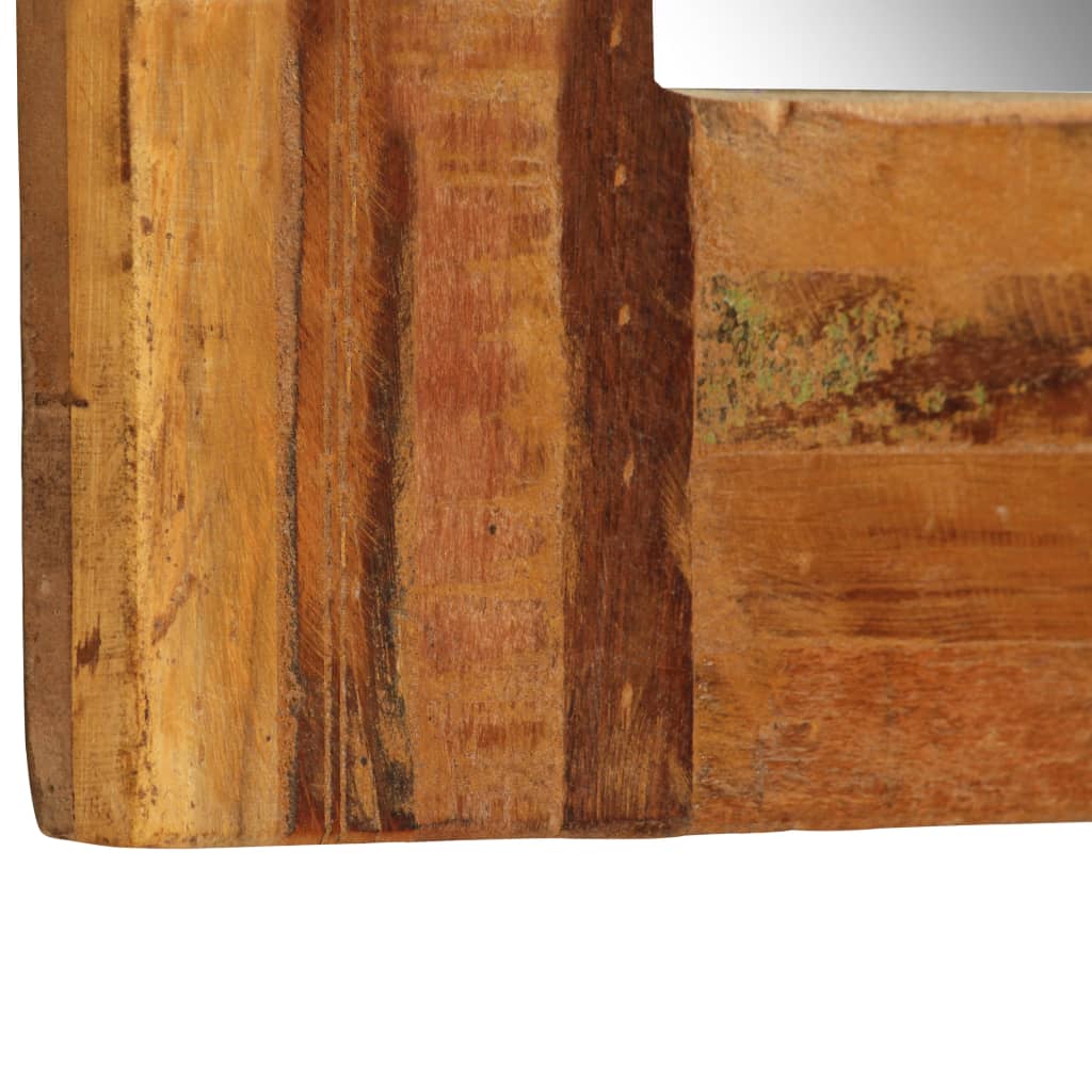 Espejo de pared de madera maciza reciclada 60x120 cm