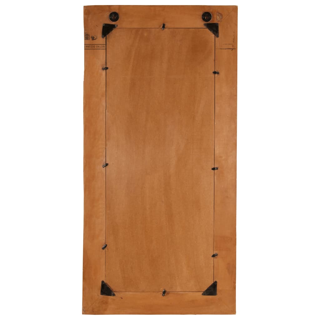 Espejo de pared de madera maciza reciclada 60x120 cm