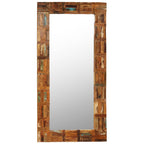Espejo de pared de madera maciza reciclada 60x120 cm