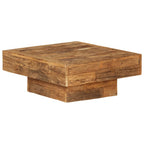 Mesa de centro 3 cajones madera maciza reciclada 100x50x35 cm