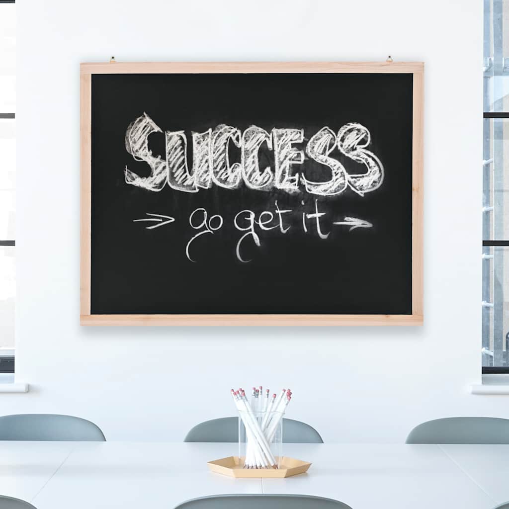 40x60 cm Cedar Wood Wall Chalkboard
