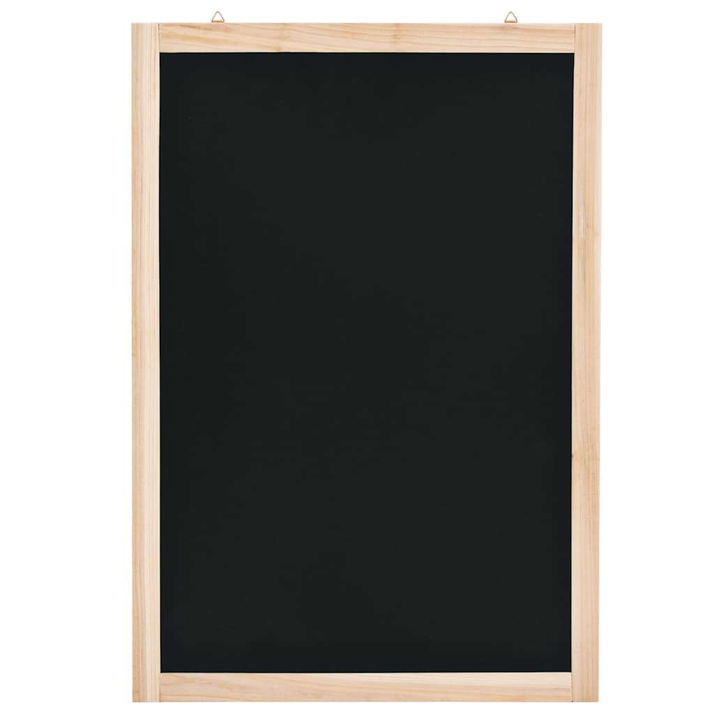 Pizarra de pared de madera de cedro 40x60 cm