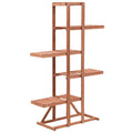 Soporte para plantas de madera de cedro 86x36x139 cm