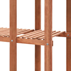 Soporte para plantas de madera de cedro 86x36x139 cm