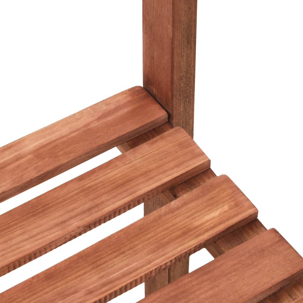 Soporte para plantas de madera de cedro 45x40x145 cm