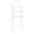 Estante para inodoro blanco 60x33x174 cm