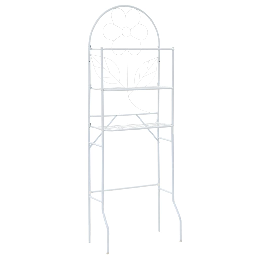 Estante para inodoro blanco 60x33x174 cm