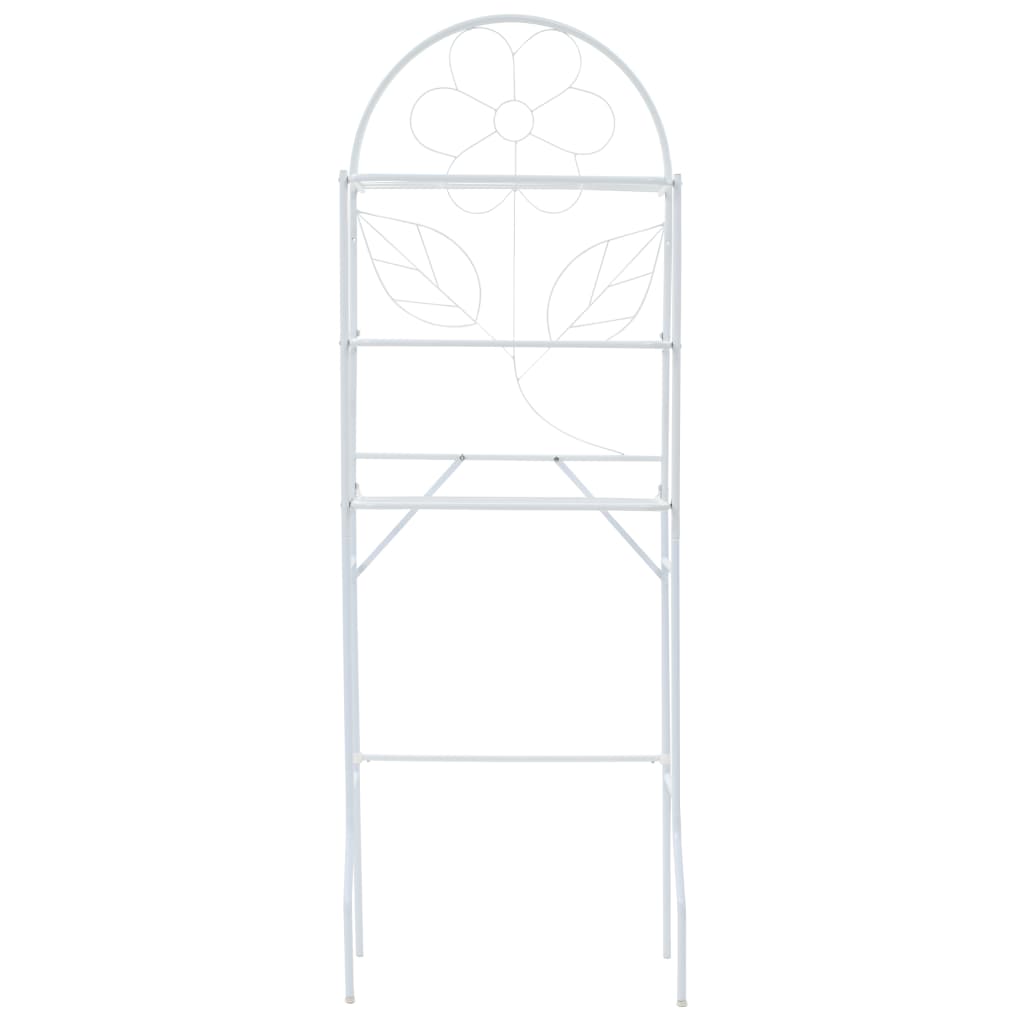 Estante para inodoro blanco 60x33x174 cm