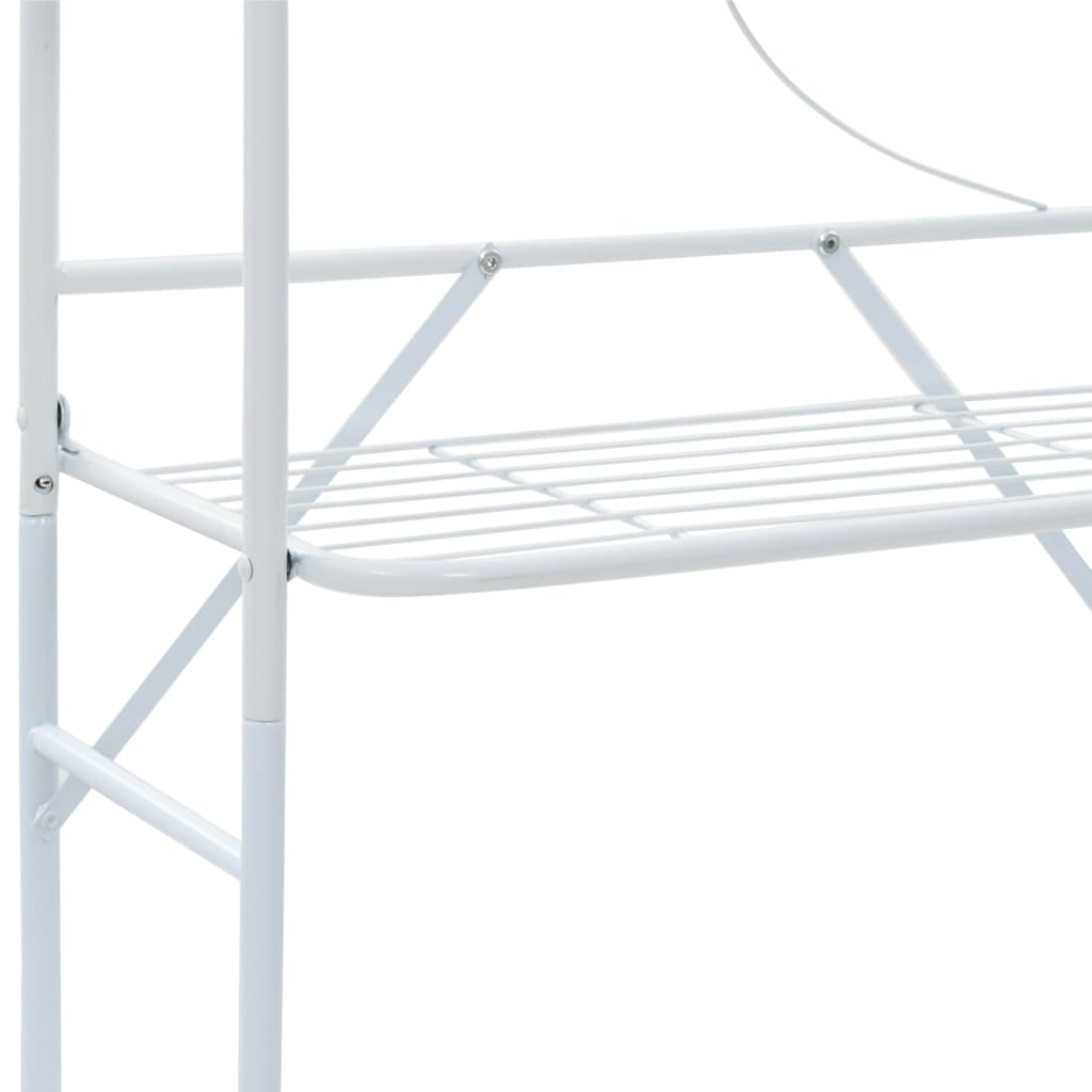 Estante para inodoro blanco 60x33x174 cm