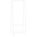 Perchero de ropa blanco 59x35x150 cm