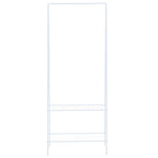 Perchero de ropa blanco 59x35x150 cm
