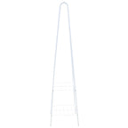Perchero de ropa blanco 59x35x150 cm