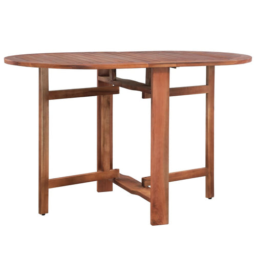 Solid Acacia Wood Garden Table 120x70x74 cm