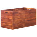 Arriate de madera de acacia 100x50x50 cm