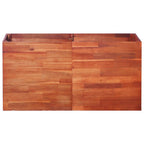 Arriate de madera de acacia 100x50x50 cm