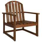 Sillones de jardín 2 uds madera acacia maciza