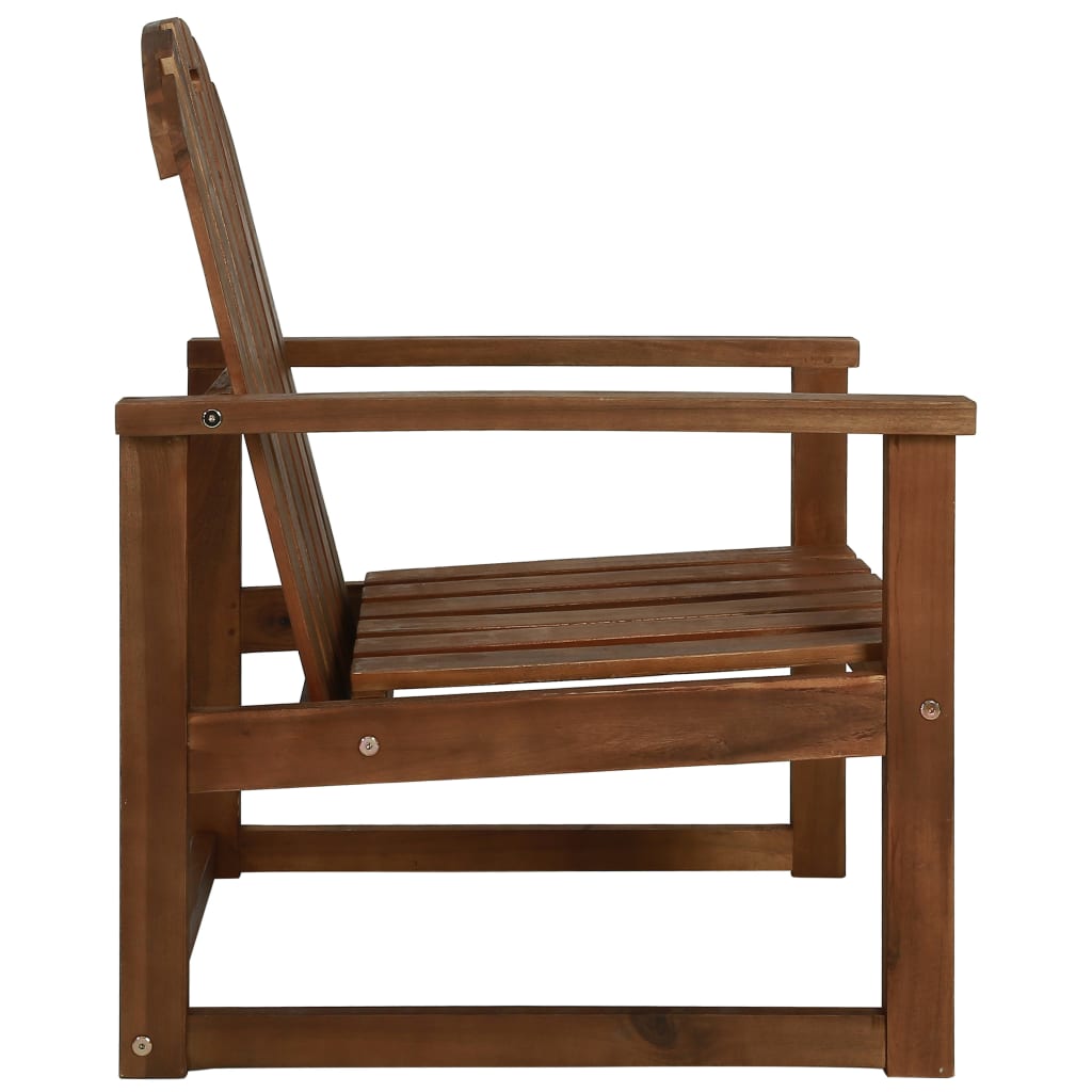 Sillones de jardín 2 uds madera acacia maciza