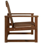 Sillones de jardín 2 uds madera acacia maciza