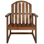 Sillones de jardín 2 uds madera acacia maciza