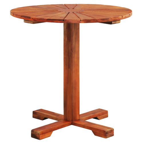 Bistro terrace table in solid acacia wood 70x70 cm