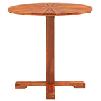 Mesa para terraza bistró madera maciza de acacia 70x70 cm