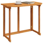 Mesa para terraza bistró madera maciza de acacia 90x50x75 cm