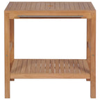 Mueble de lavabo tocador madera teca maciza 74x45x75 cm