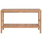 Mueble de lavabo tocador madera de teca maciza 132x45x75 cm
