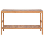 Mueble de lavabo tocador madera de teca maciza 132x45x75 cm