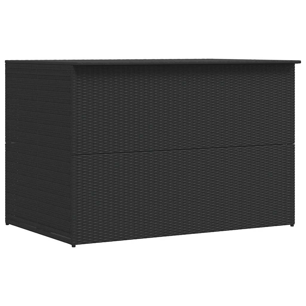 Light grey synthetic rattan garden storage box 150x100x100cm