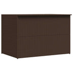 Light grey synthetic rattan garden storage box 150x100x100cm