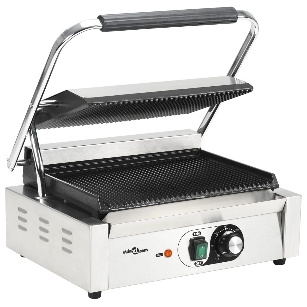 Grill parrilla estriada 2200 W 43x30,5x20 cm